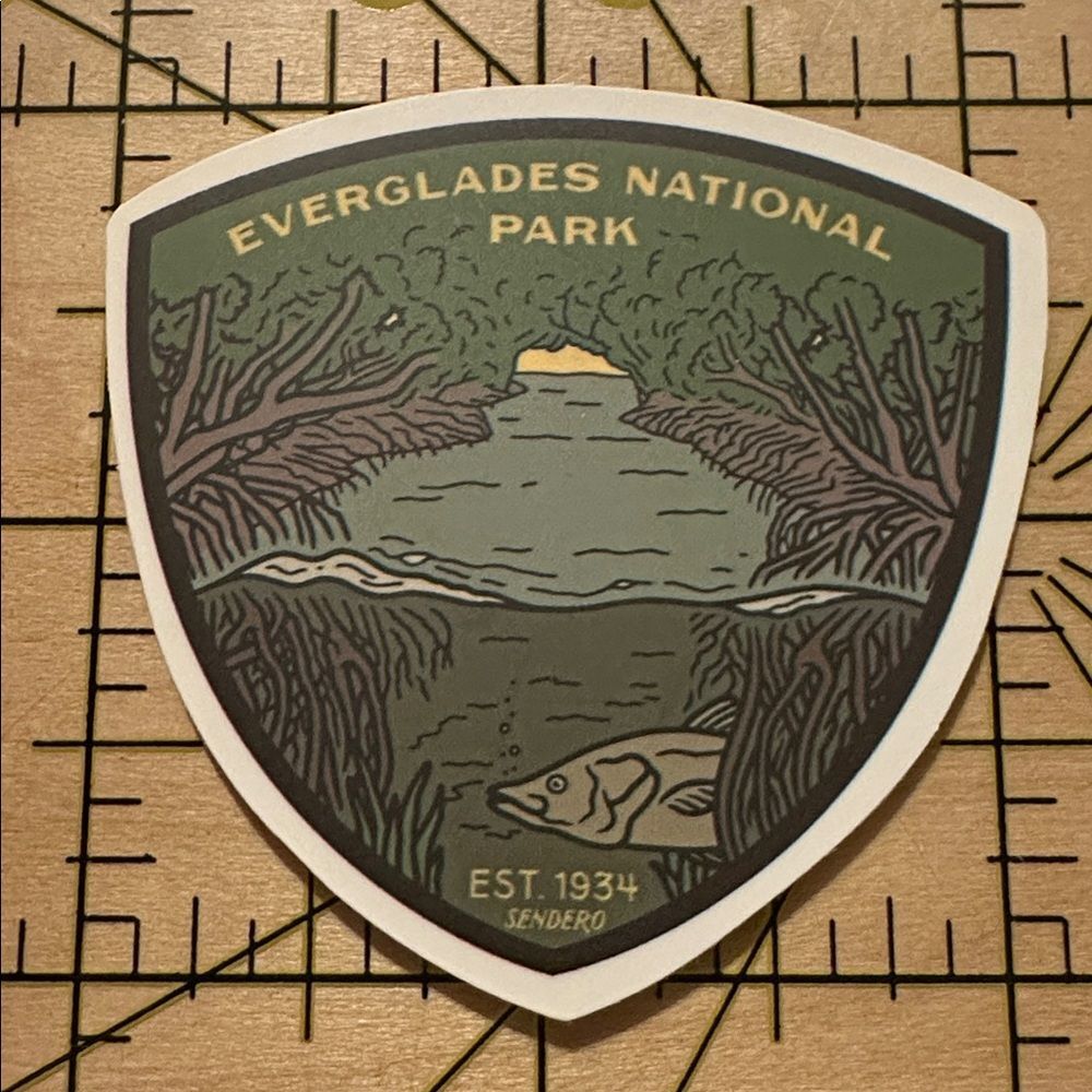 💜13/$13 +Bundle Sticker Sale | Travel Everglades National Park Florida Sticker